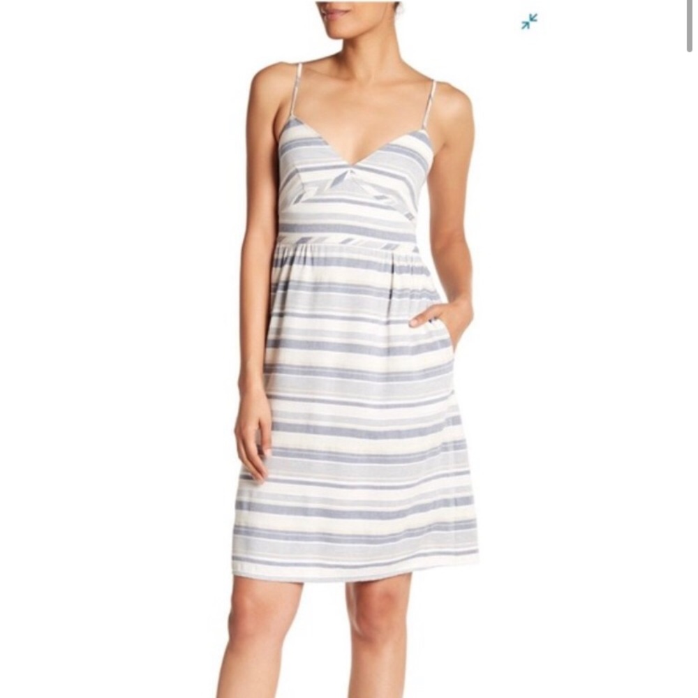 Theory Melaena Haviana Striped Dress